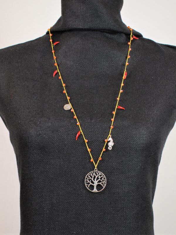 COLLANA albero DELLA VITA CON CHARMS DECORATIVI GARODESIGNERS