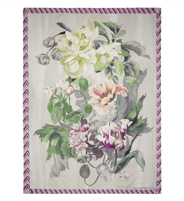 PLAID DELFT flower TUBEROSE  DESIGNERS GUILD