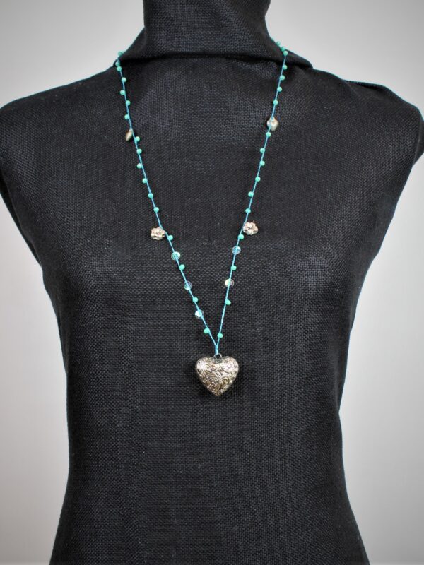 COLLANA lunga CON CUORE GARODESIGNERS