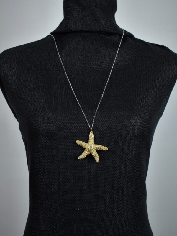 COLLANA CON CATENINA IN ARG925 CON pendente STELLA MARINA GARODESIGNERS