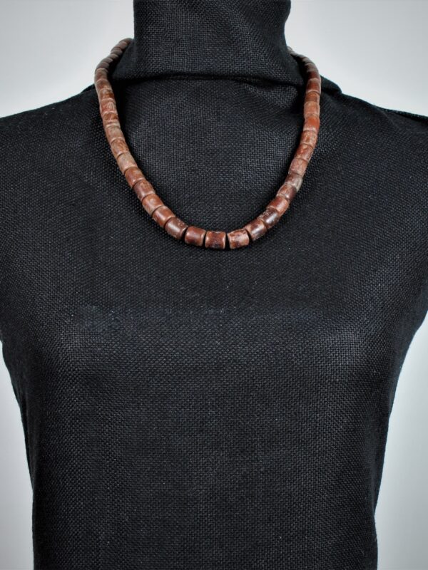 COLLANA IN AMBRA SOMALA COTTA color CARAMELLO GARODESIGNERS