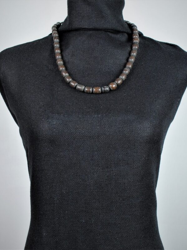 COLLANA IN AMBRA SOMALA  COTTA color CAFFE' GARODESIGNERS