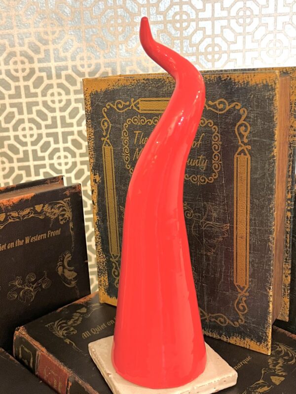 CORNO GRANDE rosso SU BASE GARODESIGNERS
