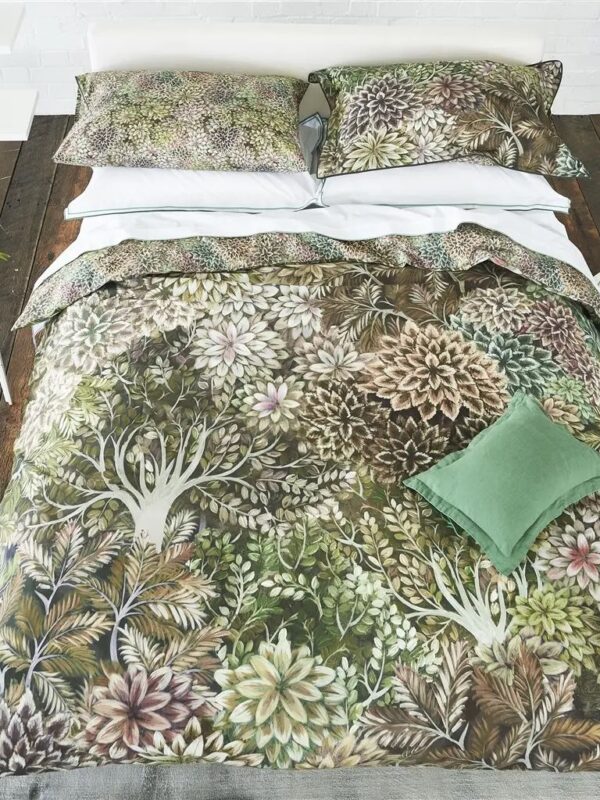 COPRIPIUMINO MATRIMONIALE DOUBLE-FACE MADHYA betulla DESIGNERS GUILD