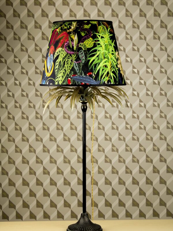 LAMPADA  PALMA A stelo CON SERPENTI GARODESIGNERS