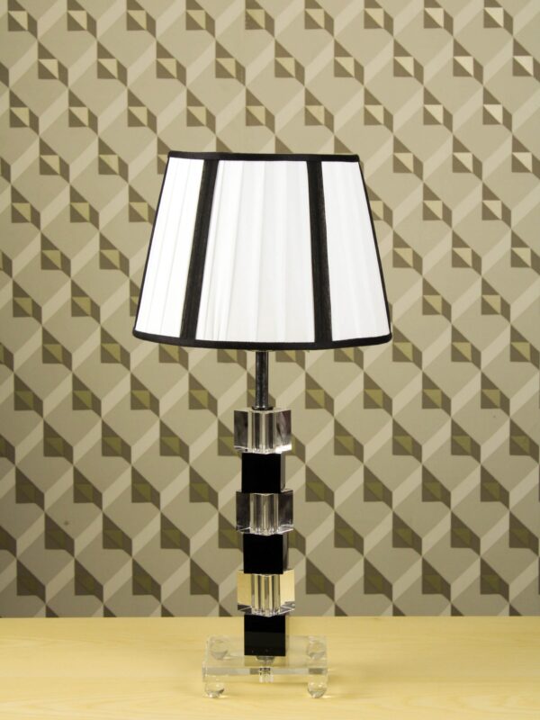 LAMPADA cristallo CON PARALUME A FASCE GARODESIGNERS