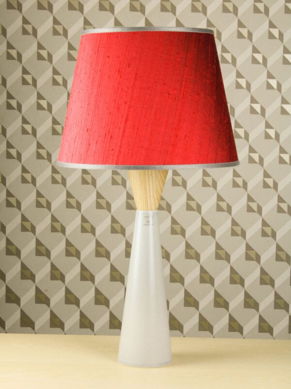 LAMPADA moderna CERAMICA GRIGIO E LEGNO GARODESIGNERS