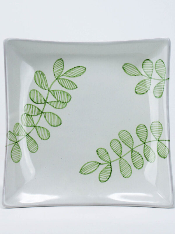 CENTROTAVOLA CERAMICA VIETRI DECORO verde GARODESIGNERS