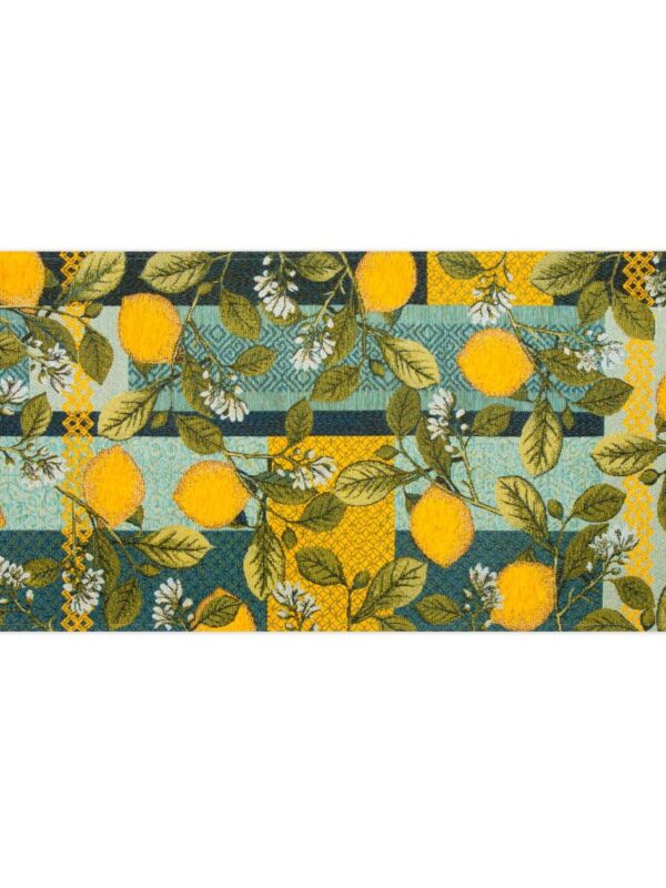TAPPETO antiscivolo LIMONI 55X110 CM