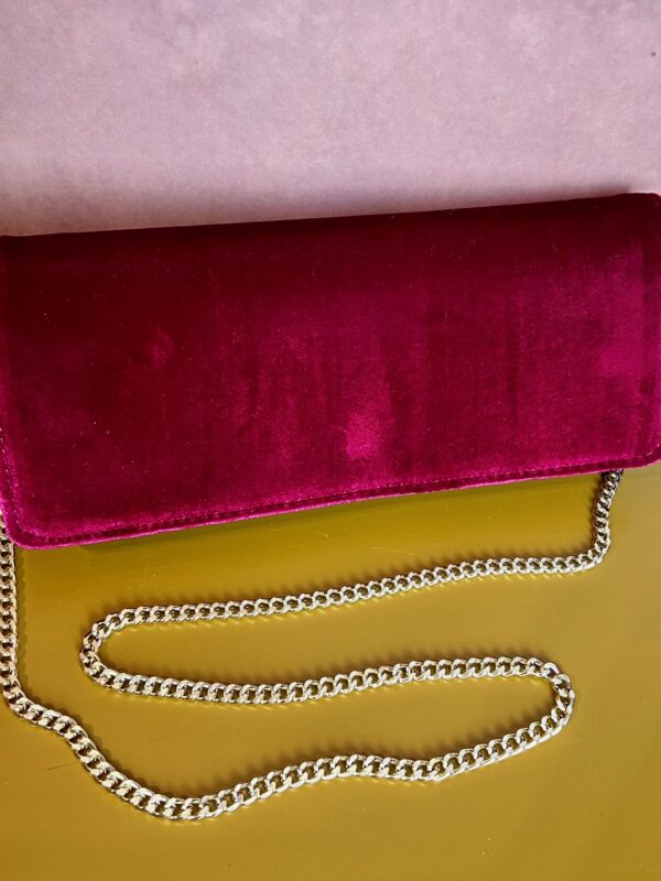 POCHETTE MAMILLA IN velluto DI SETA