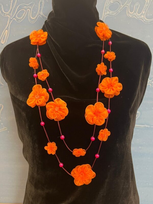 COLLANA DAISY arancio2 MAMILLA