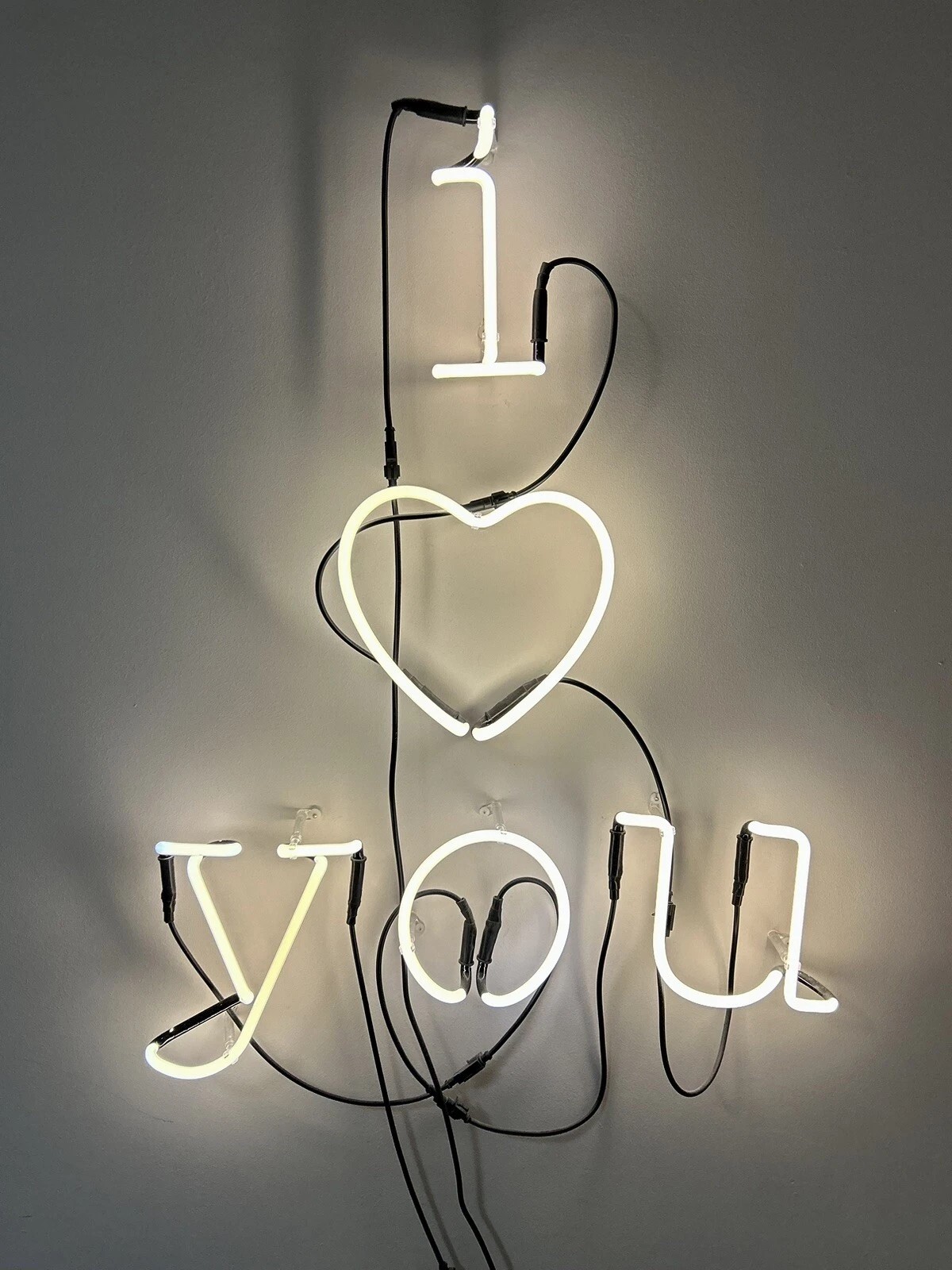 LAMPADA DA PARETE SELETTI Neon Art "I love You”